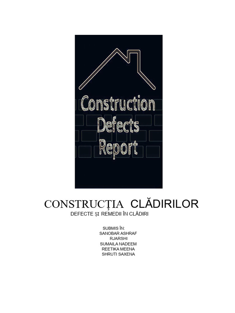 Defecte În Construcții | PDF