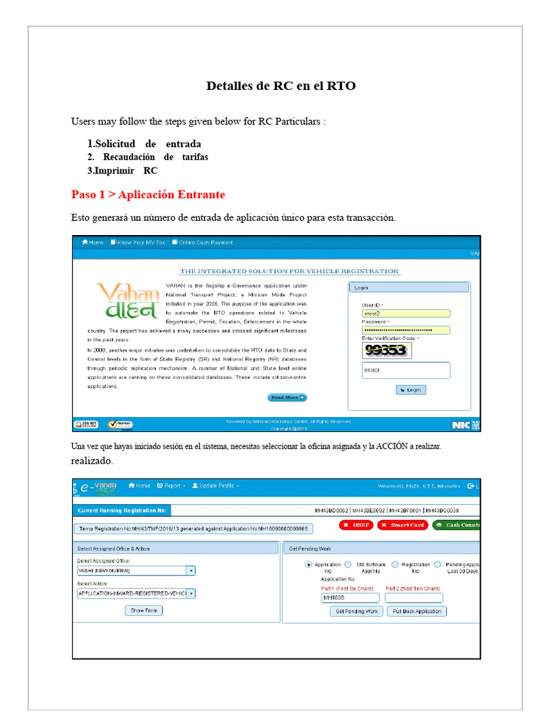 Cómo Obtener el RC en el RTO | PDF