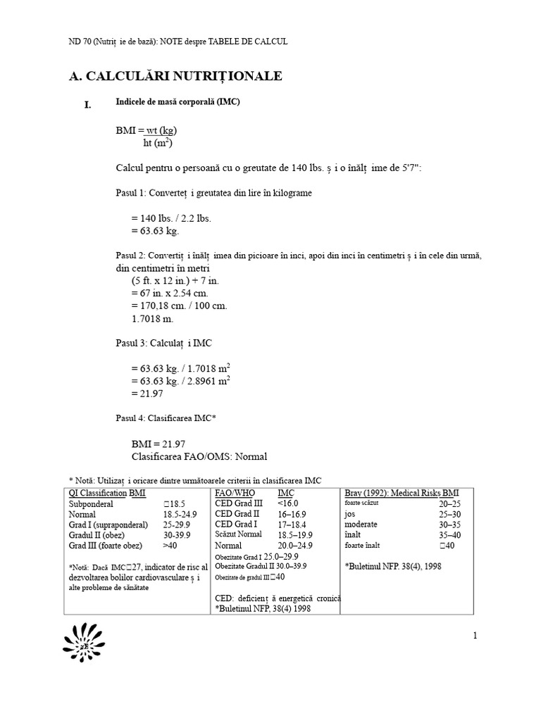 Note Despre Calcul | PDF