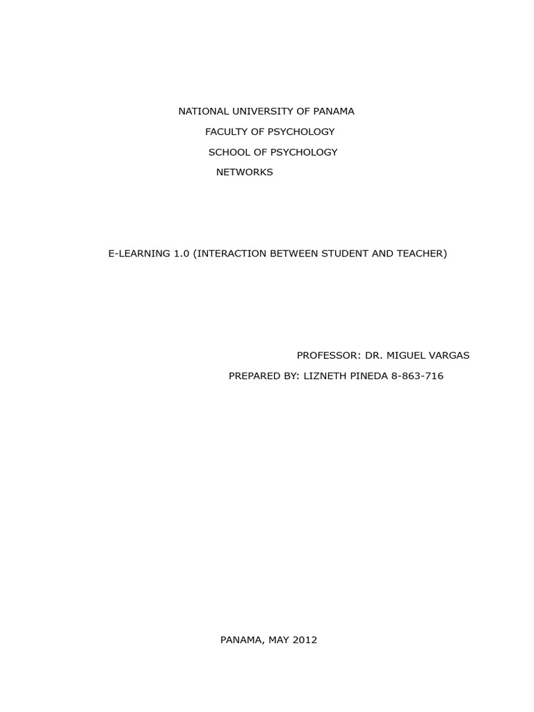 E-learning Monograph 1.0 | PDF | Educational Technology | Information ...