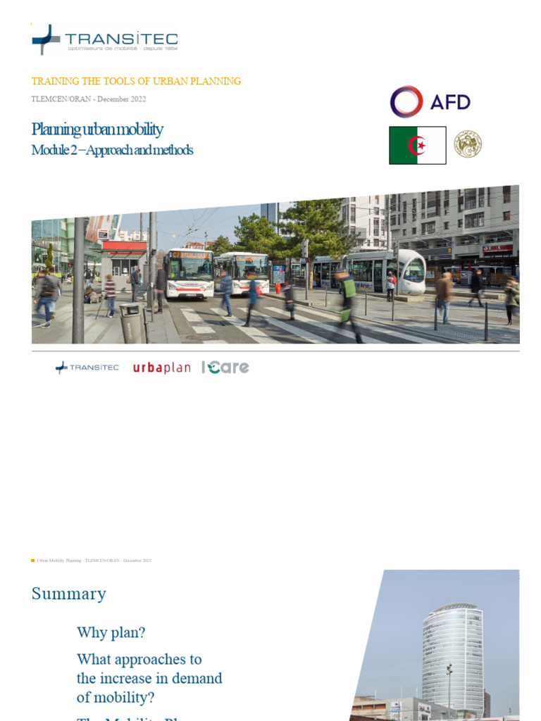 Urban Mobility Planning Strategies | PDF | Economies