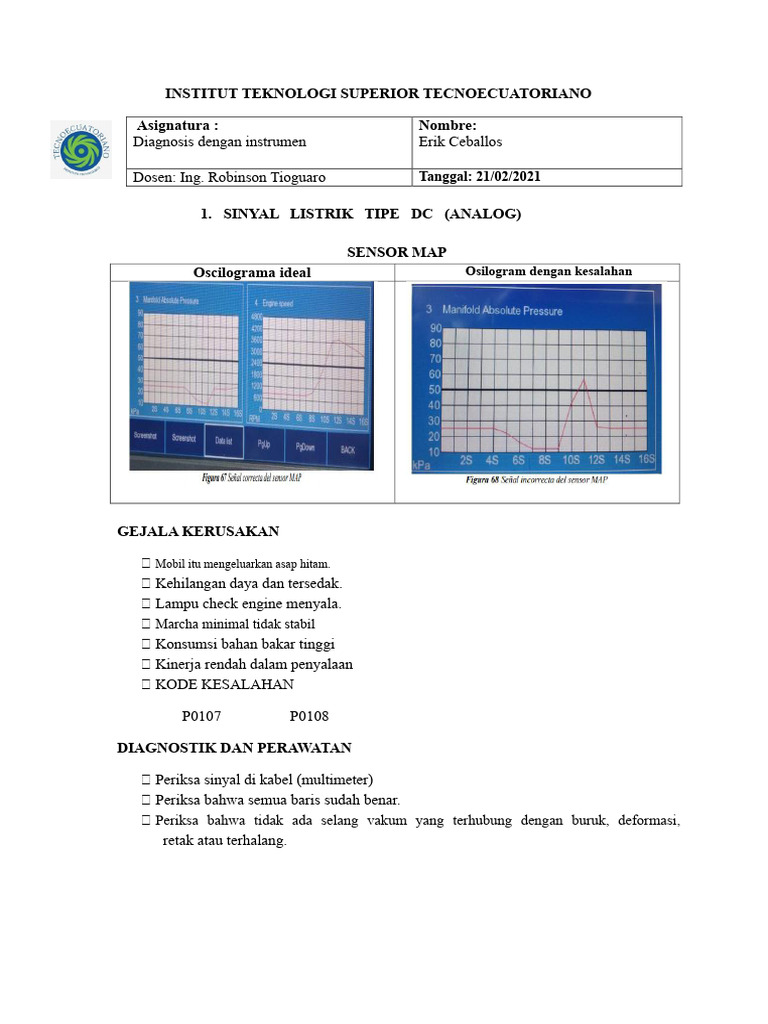 Diagnostik dan Perawatan Sensor Mobil | PDF