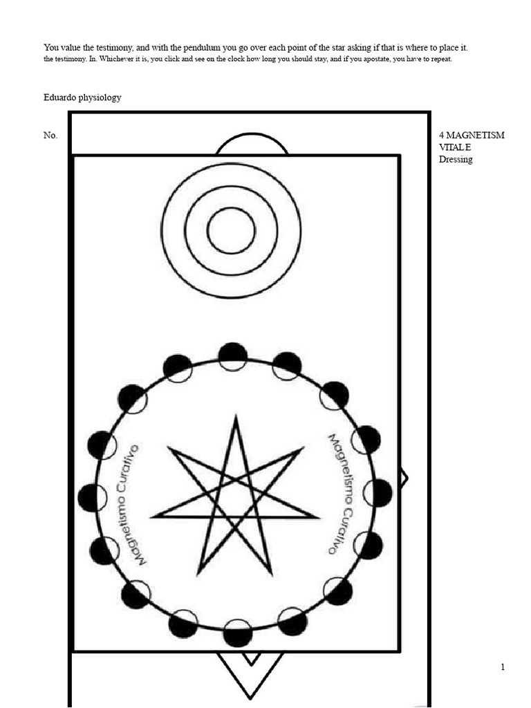 Radionics Map for Health and Magnetism | PDF | Consciousness | Knowledge