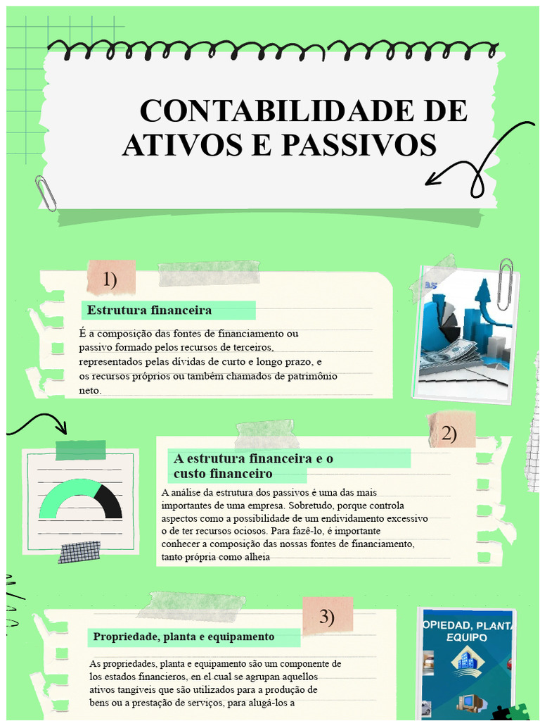 Infografia Contabilidade de Ativos e Passivos | PDF