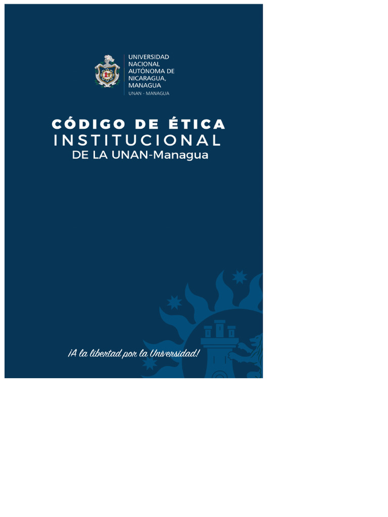 UNAN-Managua Institutional Ethics Code | PDF | Social Equality | Corruption