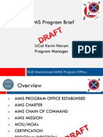 01 AIMS Brief (LT Col Norum)