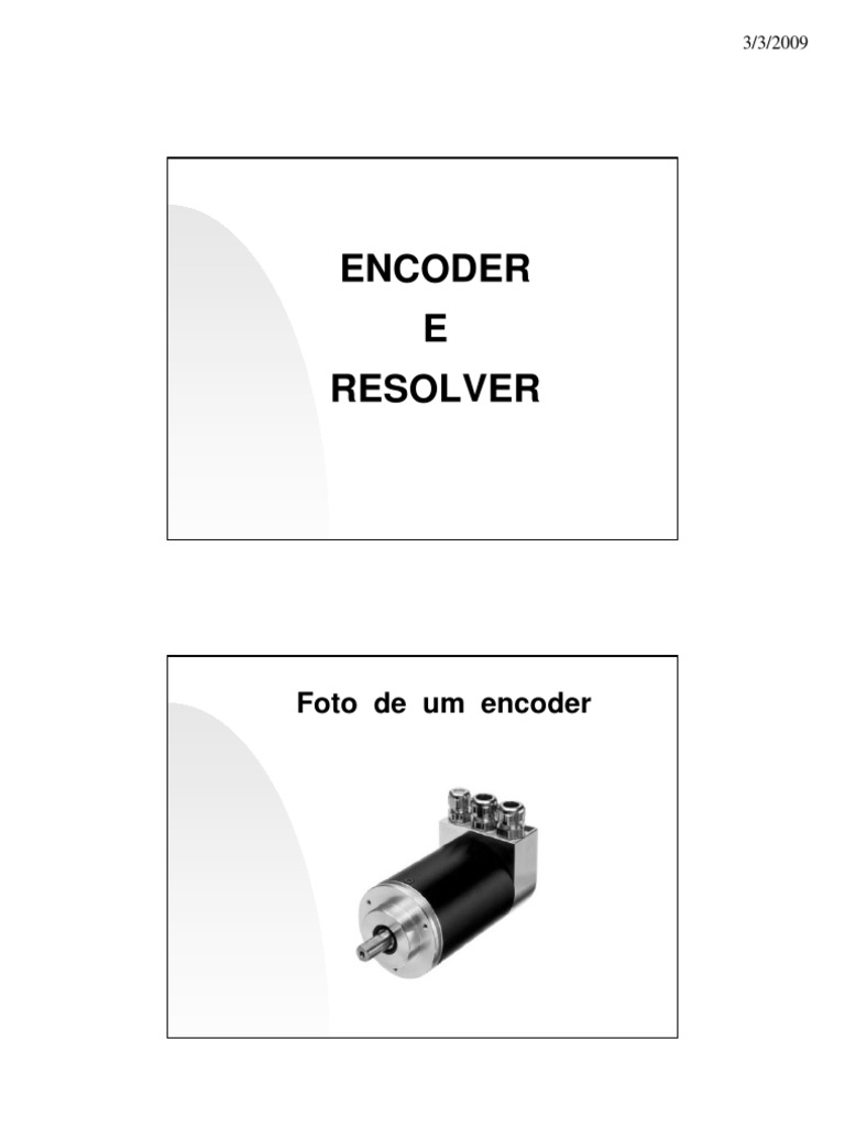 Diferenças entre Encoder e Resolver | PDF | Eletrônicos | Transformador