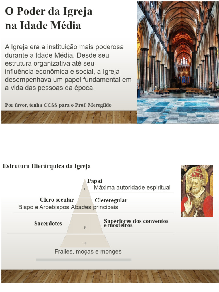 A Influência da Igreja na Idade Média | PDF | Clero | Idade Média