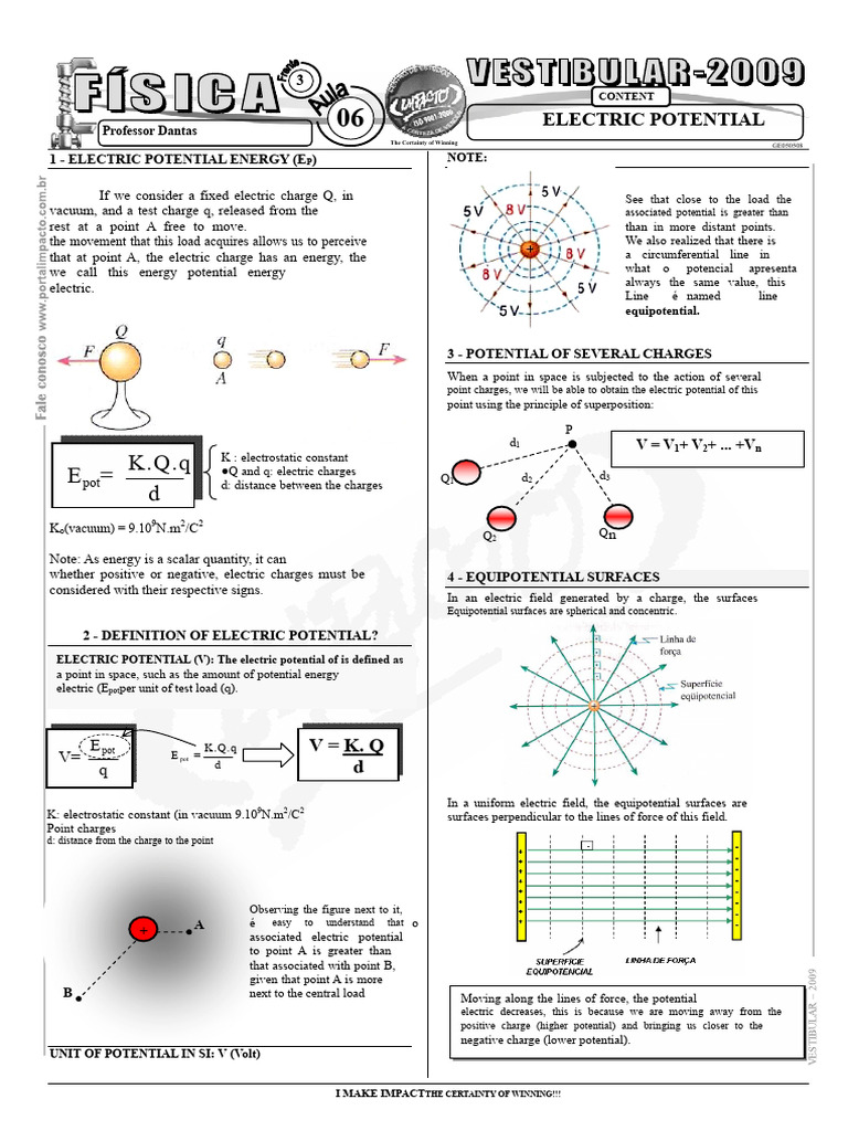 Understanding Electric Potential Concepts | PDF | Electric Field ...