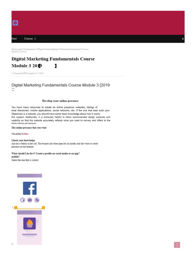 Digital Marketing Course Module 3 Guide | PDF | Websites | World Wide Web
