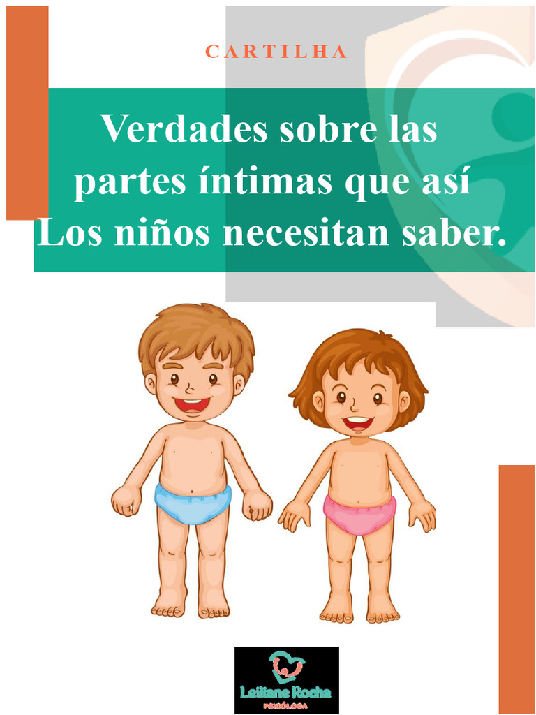 Folleto La Verdad Sobre Las Partes Íntimas Que Todo Niño Necesita Saber ...