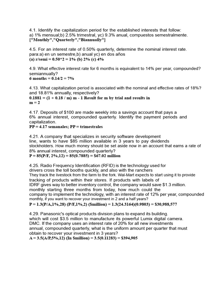 Economy | PDF | Interest | Present Value