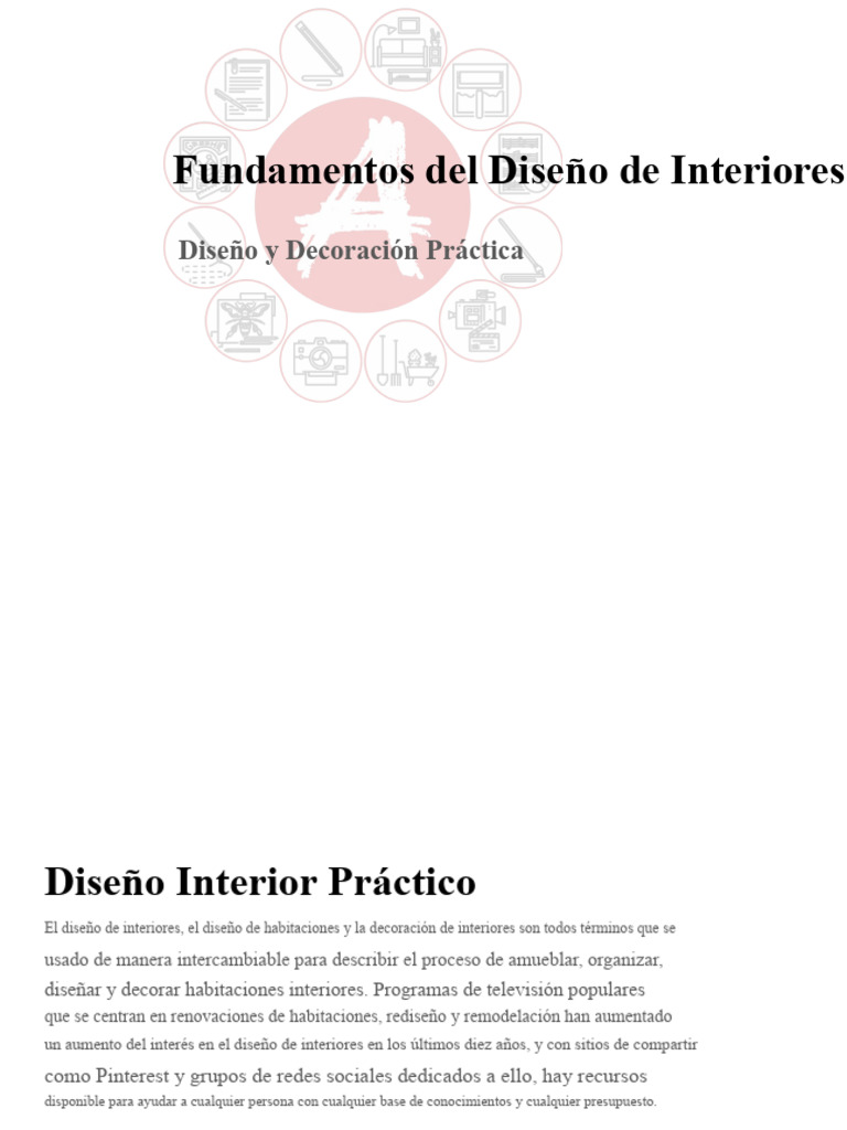 Diseño de Interiores: Guía Práctica y Estilos | PDF | Mueble | Diseño