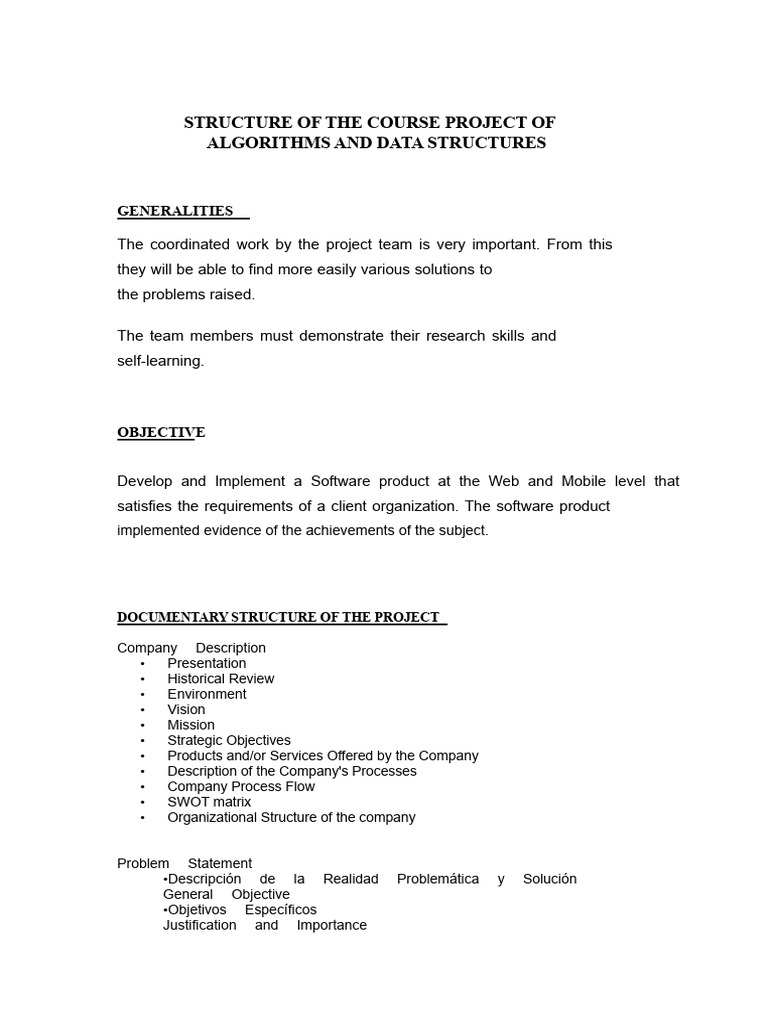 Course Project Structure for Software Development | PDF | System | Use Case