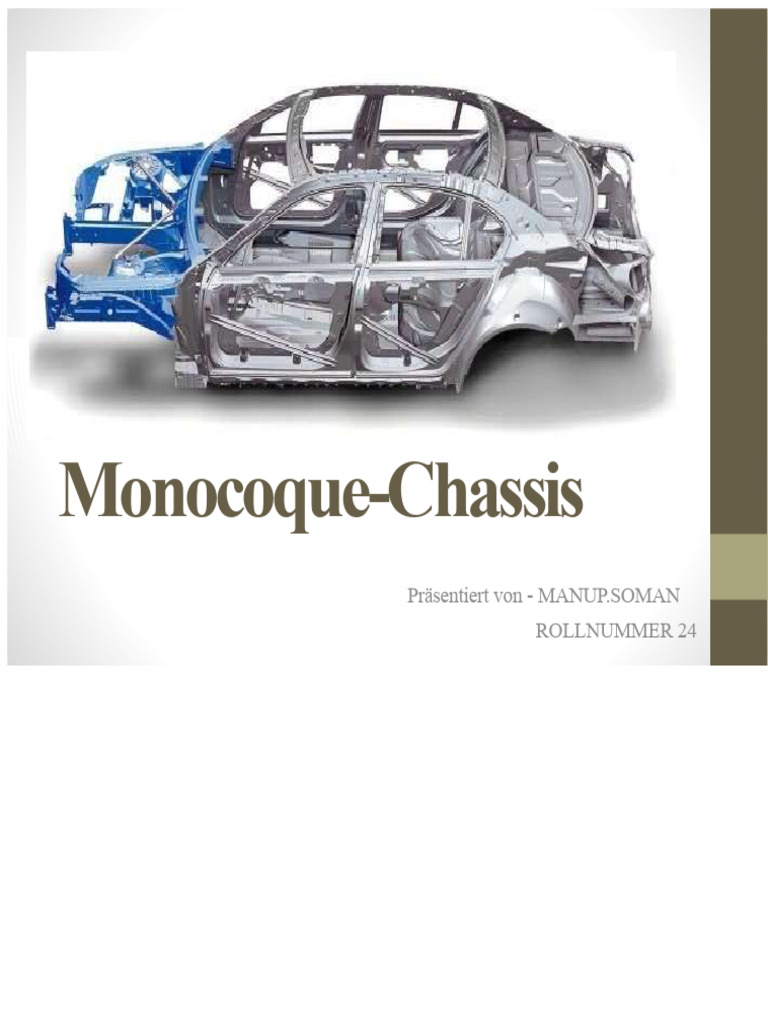 Monocoque Chassis | PDF