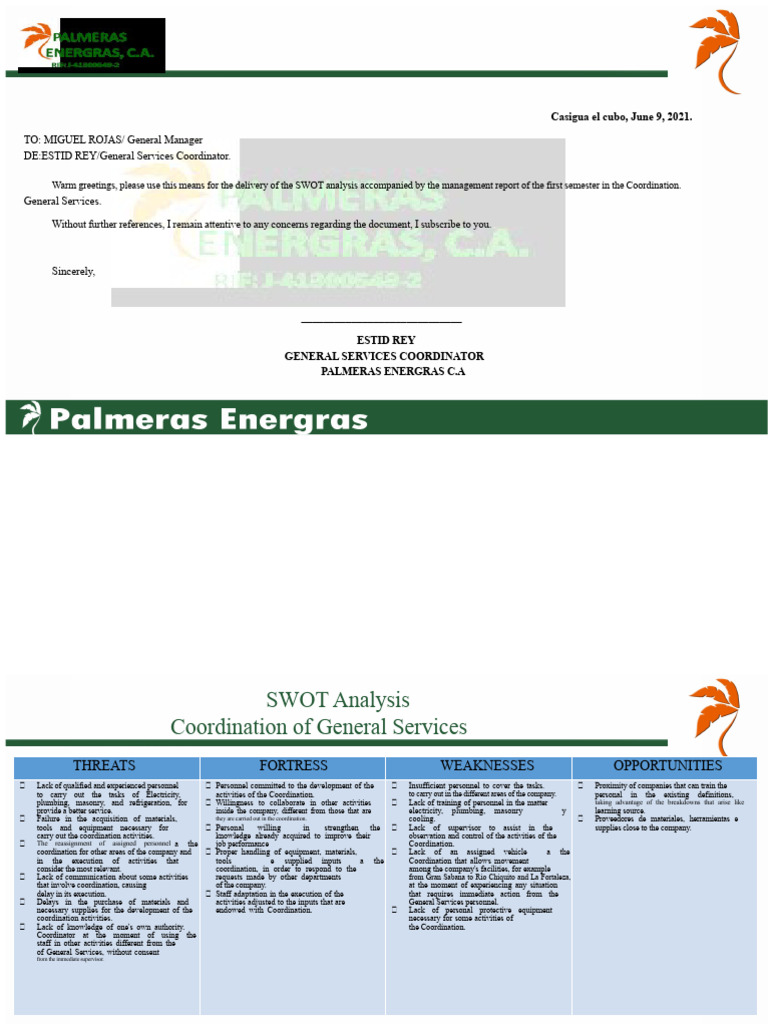SWOT General Services | PDF | Swot Analysis | Kitchen