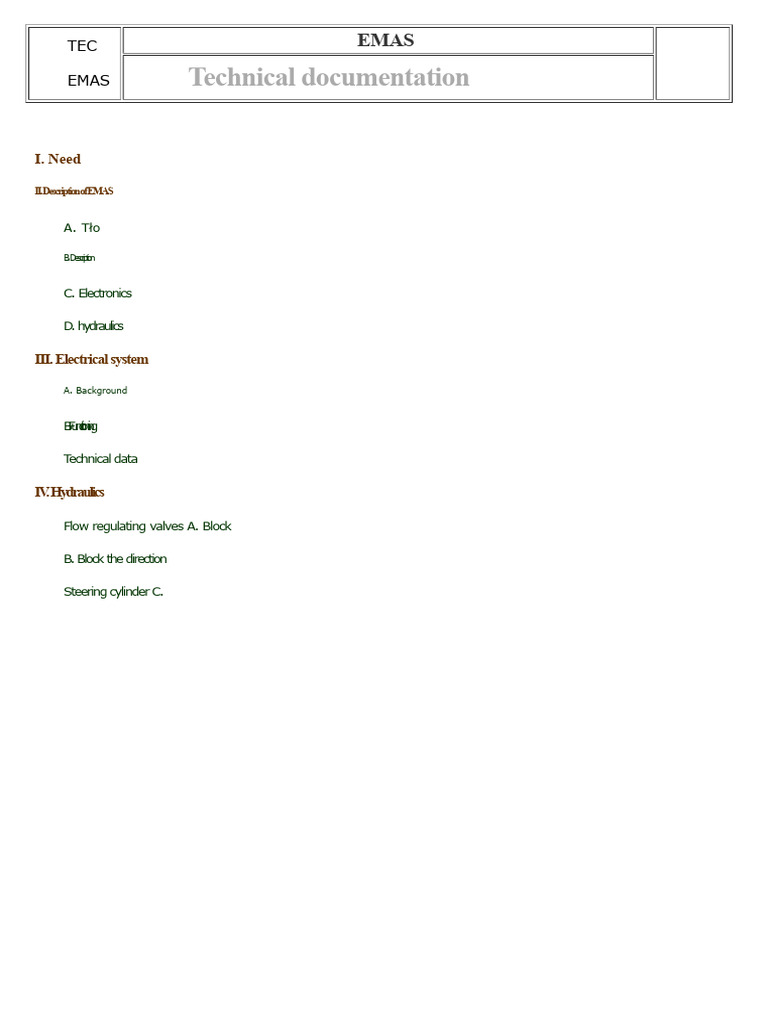 EMAS System Technical Overview | PDF | Pump | Steering