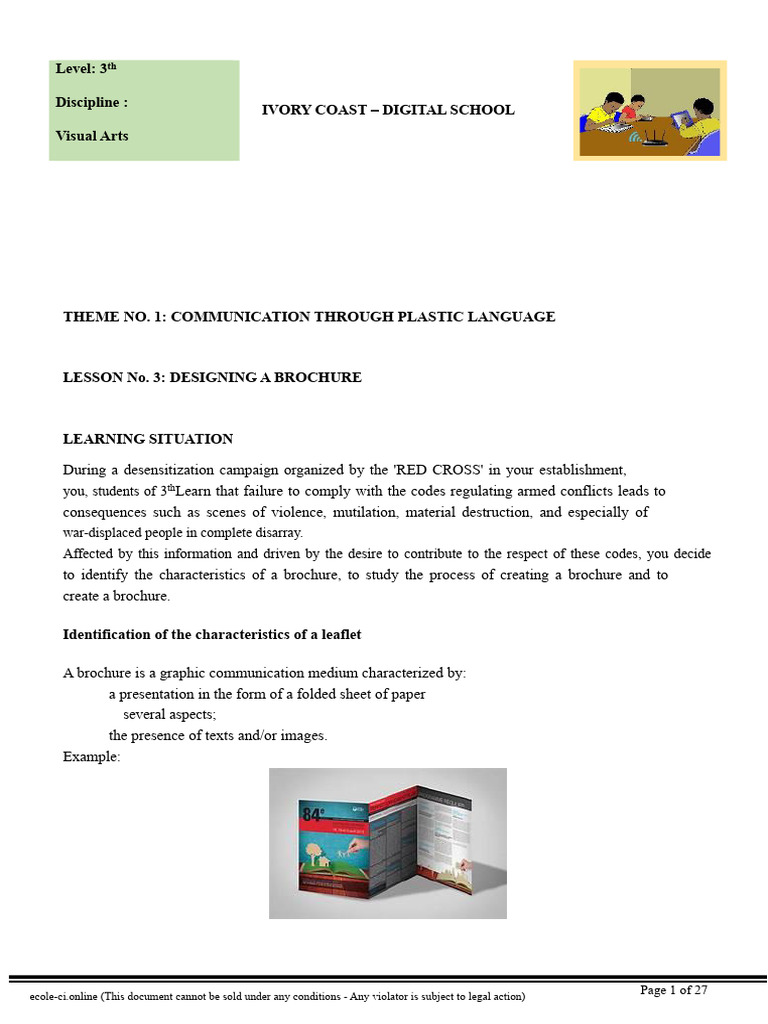 AP 3rd Year - L3 - DESIGN OF A FOLDER | PDF | Paper | Image
