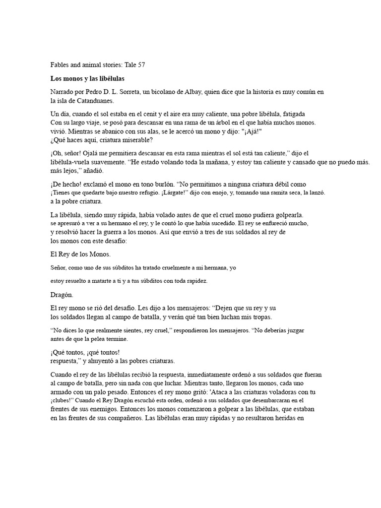 Los Monos y Las Libélulas Dean Fansler | PDF | León
