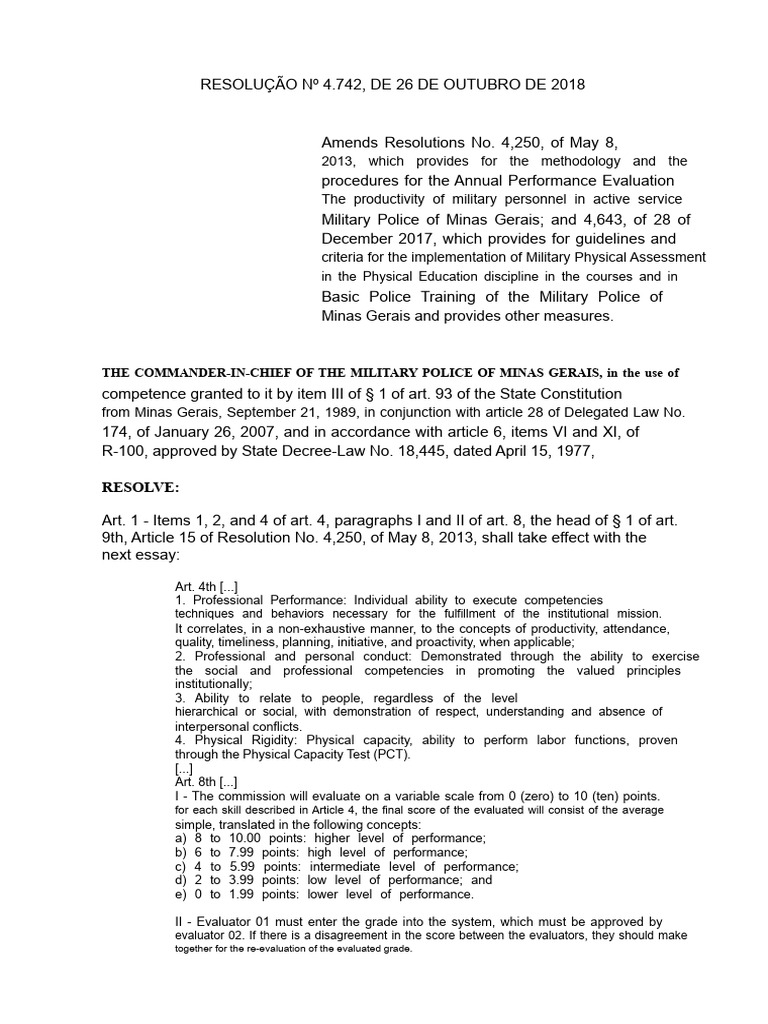 Resolution 4742 AMENDS 4250 AADP AND 4663 | PDF | Evaluation | Validity ...