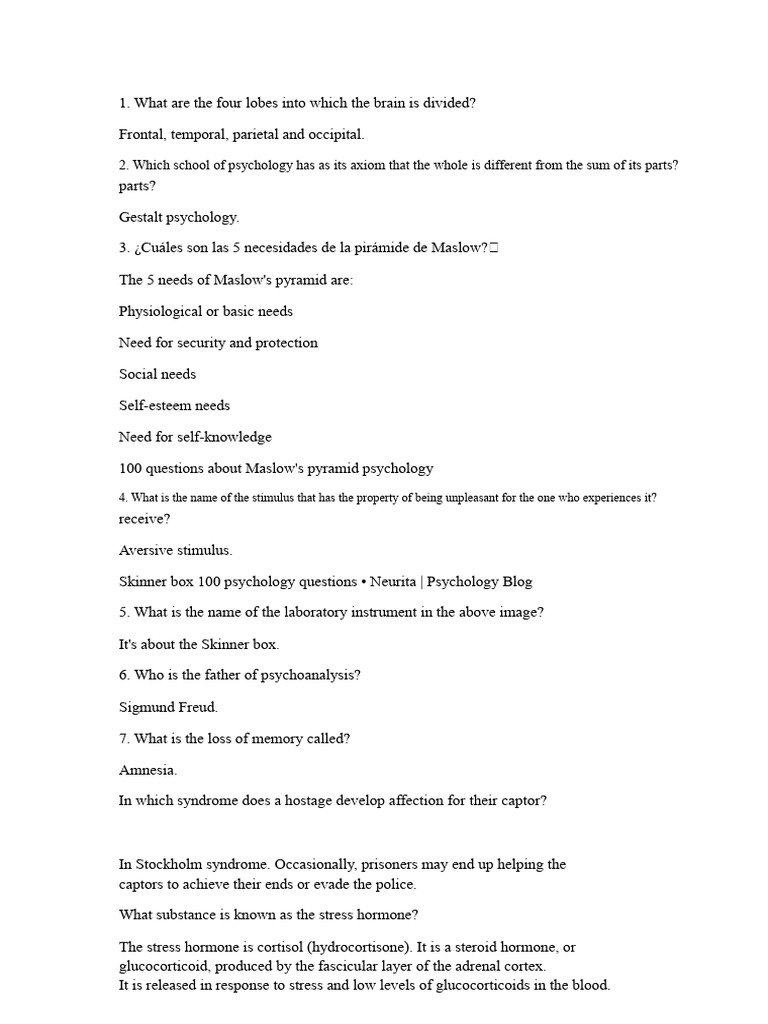 Key Concepts in Psychology Explained | PDF | Aphasia | Anxiety