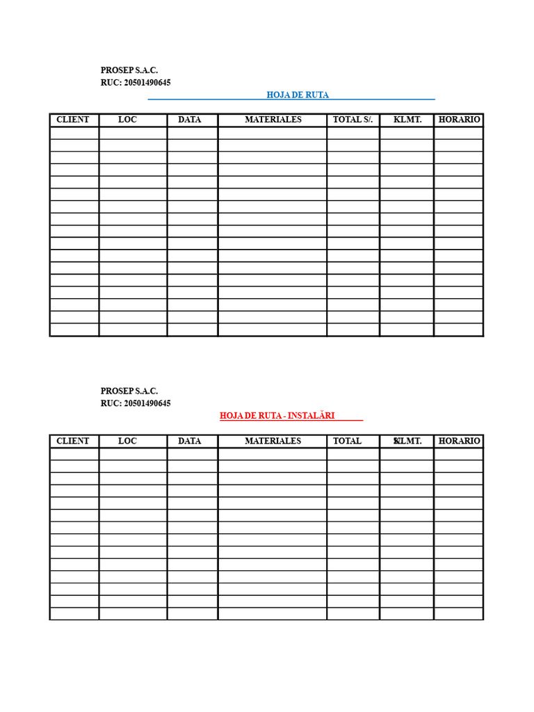 Planul de Transport | PDF