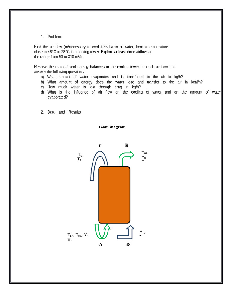 Cooling Tower Airflow Analysis | PDF | Water | Heat Transfer