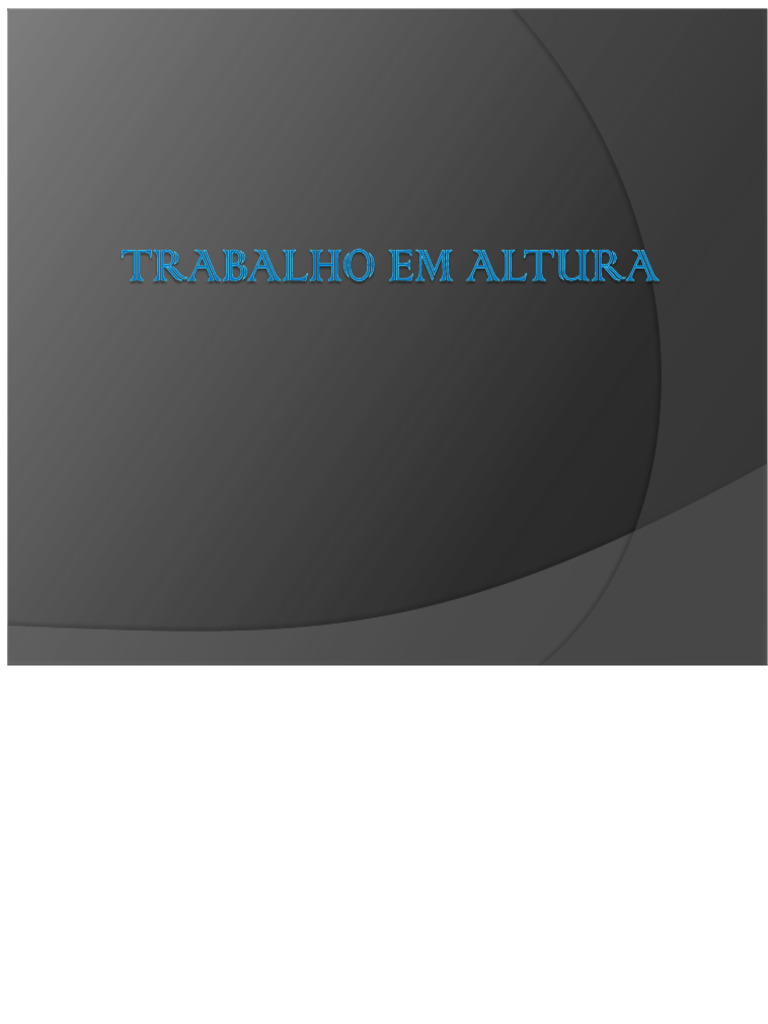 NR 35: Work at Height Safety Standards | PDF | Risk | Personal ...