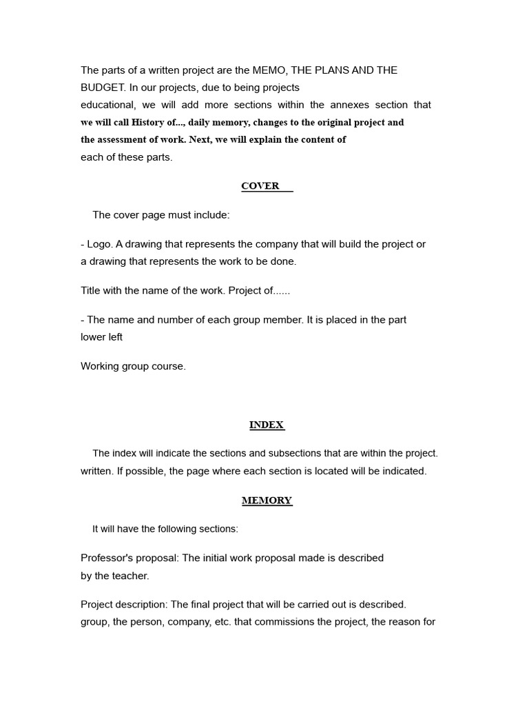 Essential Components of a Project Report | PDF