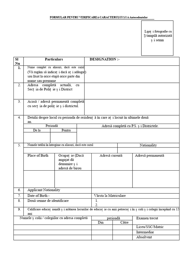 Formularul C Și D Actualizat | PDF