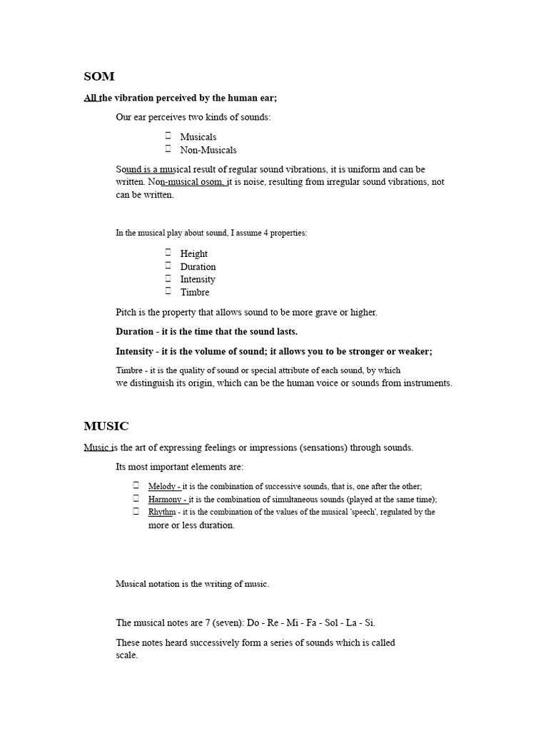 Understanding Sound and Music Basics | PDF | Clef | Sound