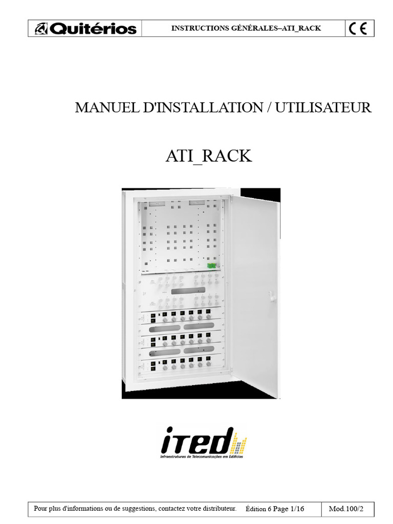 Installation et utilisation d'ATI_RACK | PDF | Connectique | Équipement