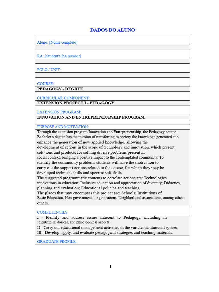 Final Report of The Extension Project | PDF | Pedagogy | Knowledge