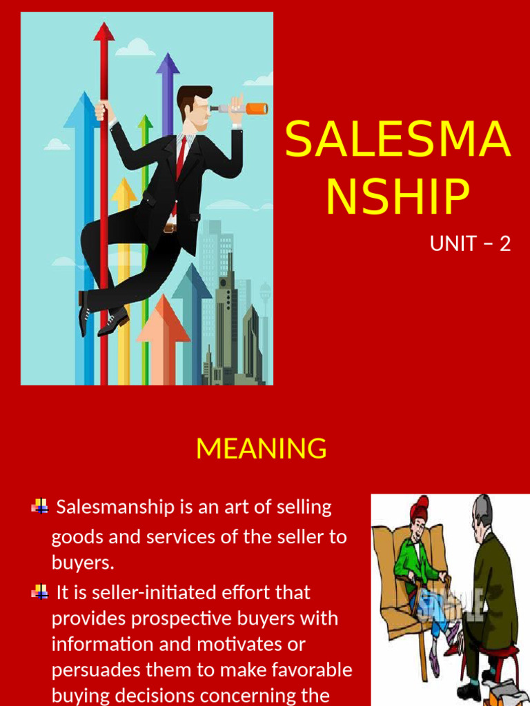 Understanding Salesmanship Essentials | PDF | Sales | Retail
