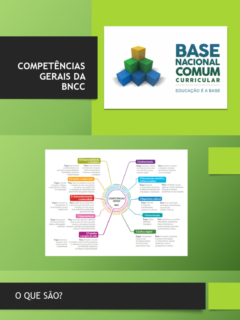 Competências Gerais da BNCC Explicadas | PDF | Sociologia | Educação em ...