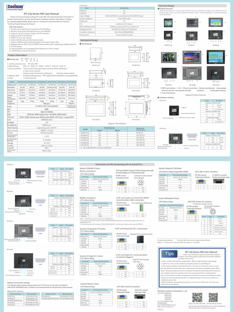 MT-Iseries HMI User Manual | PDF