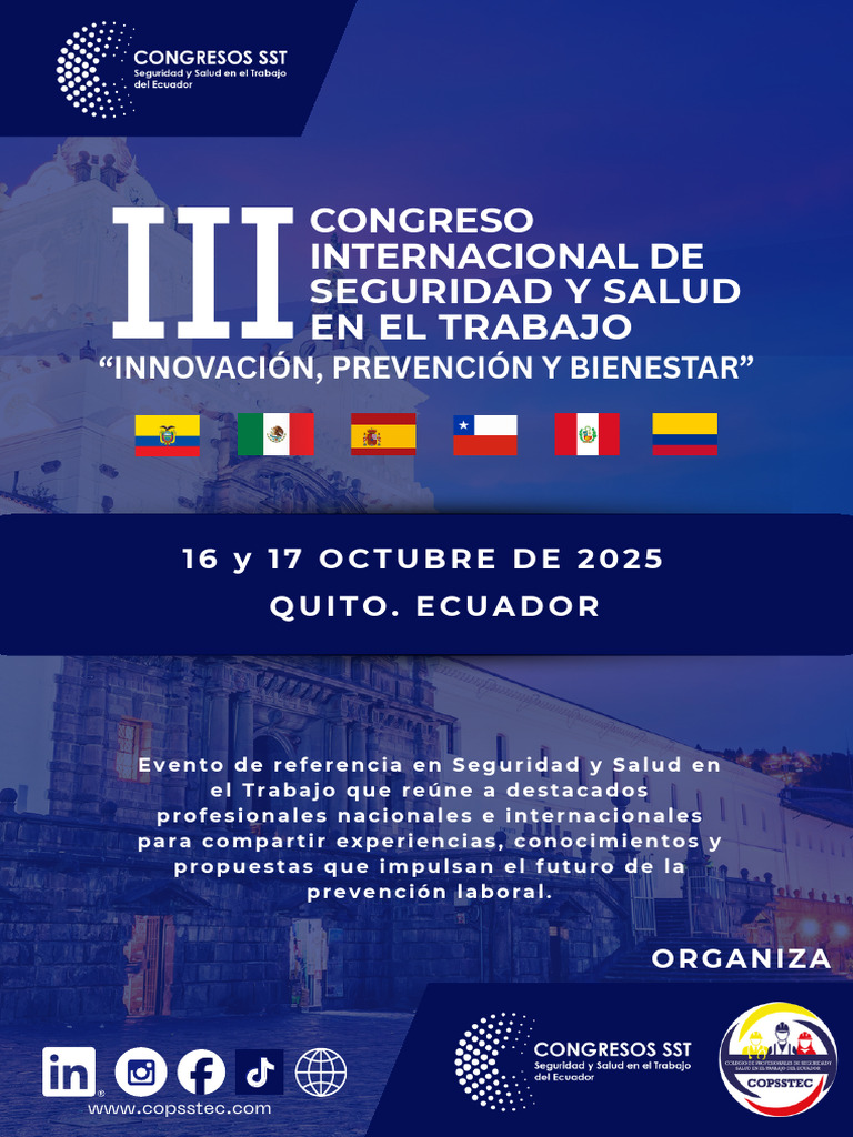 Congreso Internacional de Seguridad Laboral | PDF | Seguridad y salud ...