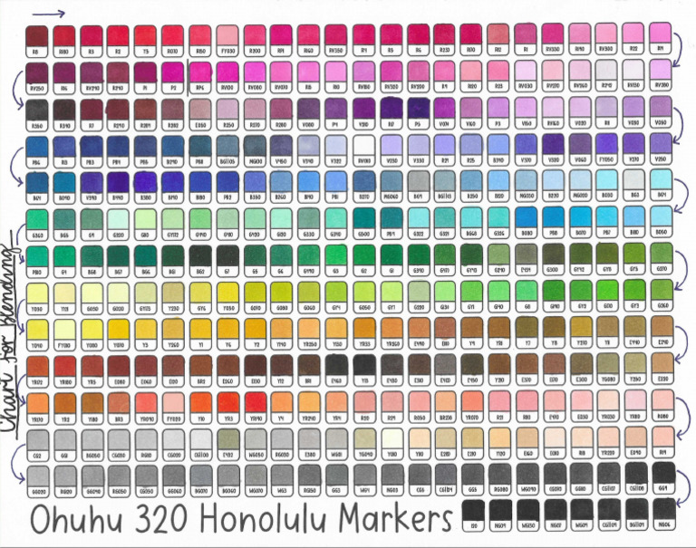 Color Chart For Hex | PDF
