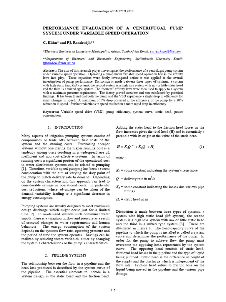 Centrifugal Pump Performance Analysis | PDF | Pump | Flow Measurement