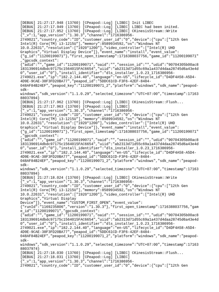 Windows App Installation Logs | PDF | Windows Nt | Central Processing Unit