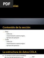Colas en programación: explicación y ejemplos | PDF | Cola (tipo de ...