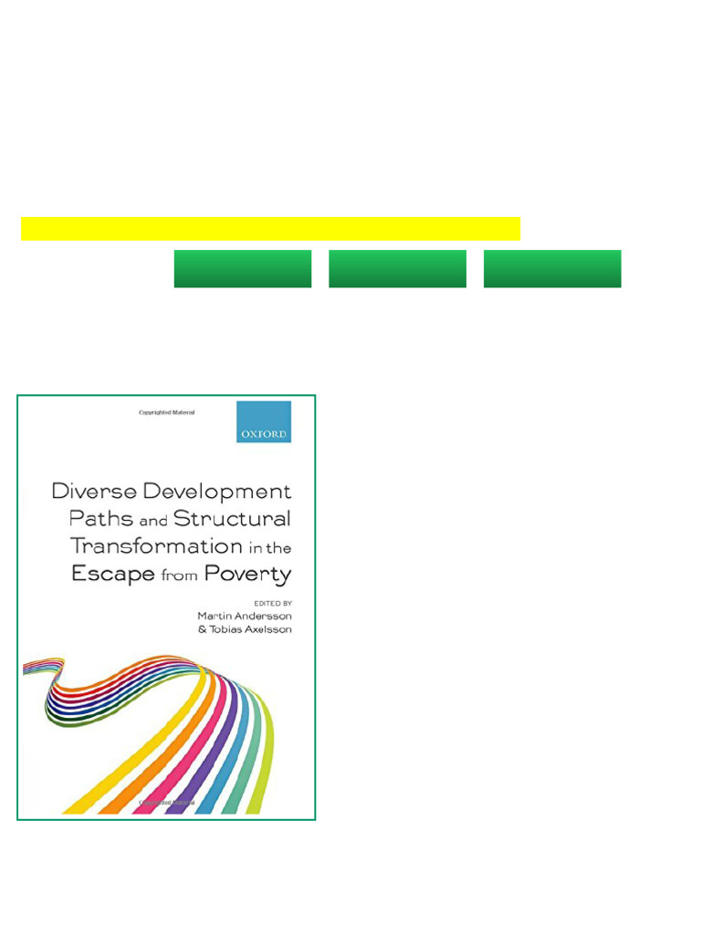 Diverse Development Paths and Structural Transformation in The Escape ...