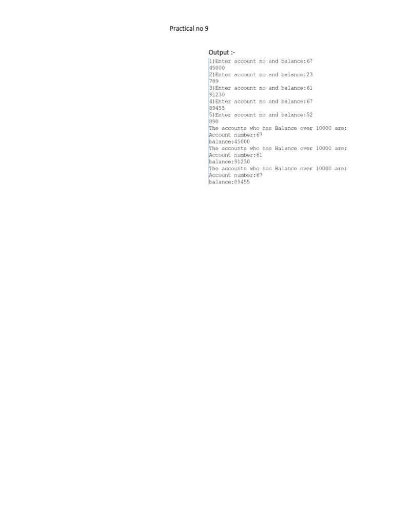 C++ Account Balance Checker Code | PDF