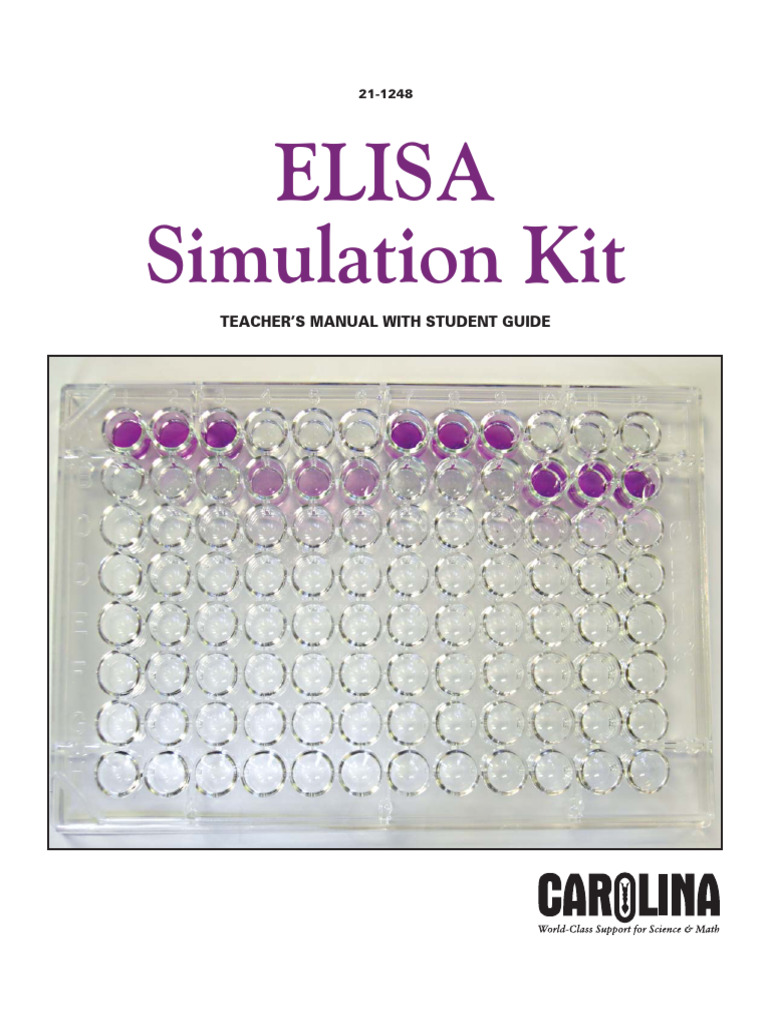 ELISA Simulation Kit Teacher's Manual | PDF | Elisa | Immune System