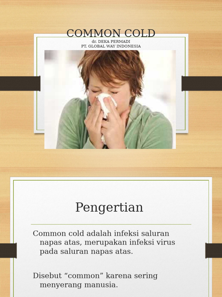 Panduan Lengkap tentang Common Cold | PDF