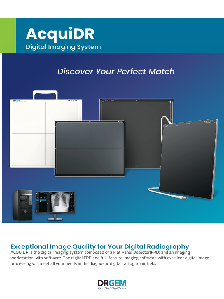 AcquiDR Digital Imaging System Overview | PDF | Radiography | Recording