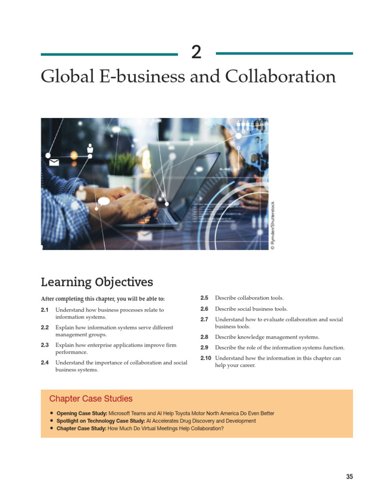E-Business Collaboration Tools Overview | PDF | Payroll | Business Process