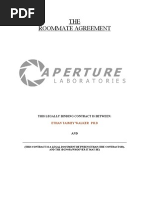 Roommate Agreement