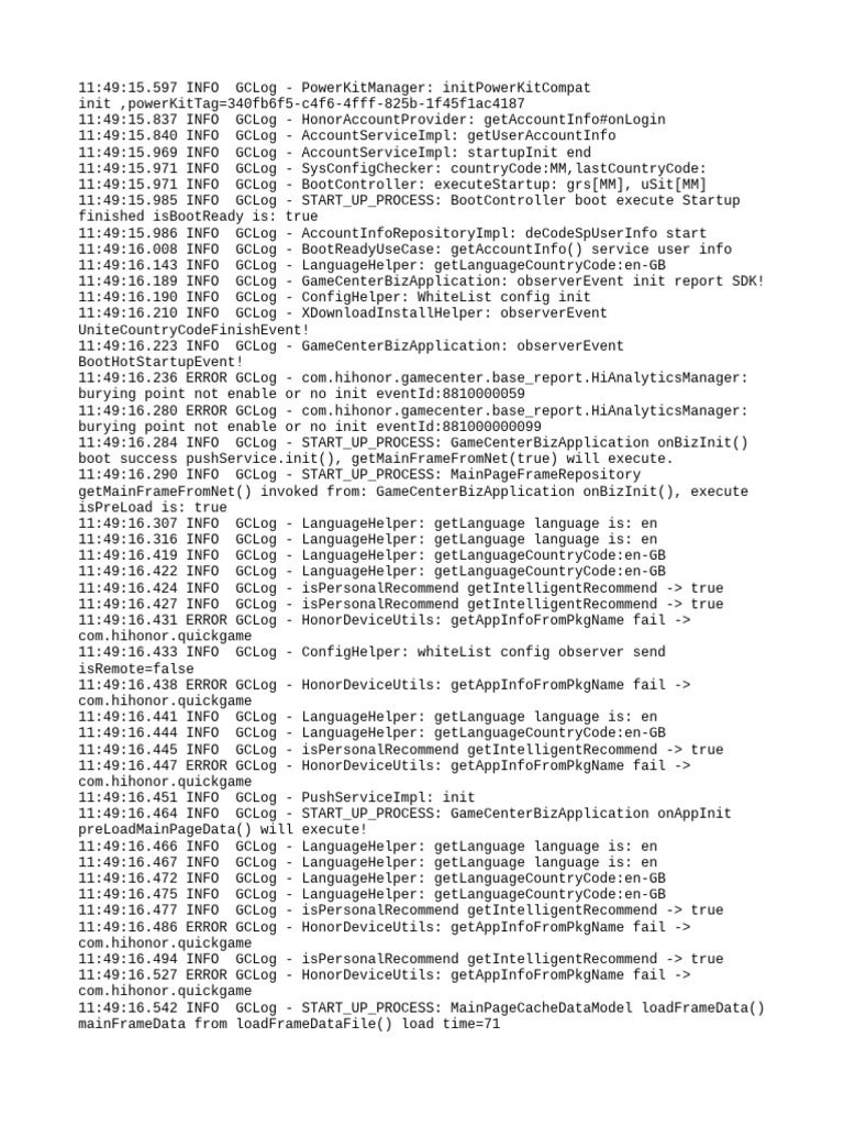 GameCenter Startup Log Analysis | PDF | Hypertext Transfer Protocol ...