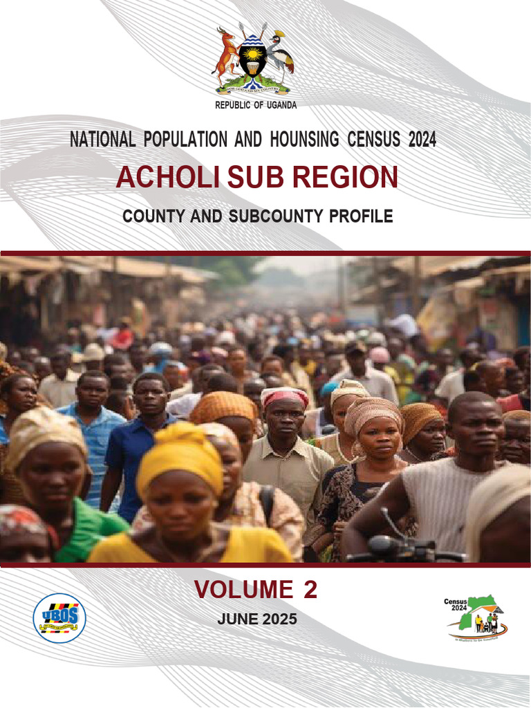 Acholi Subregion Census Profiles 2024 | PDF | Census | Mental Disorder